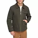 Levi's Herren Workwear Depot Jacke aus Baumwoll-leinen-kordsamt Baumwolljacke, Oliv/Blatt für Mich (Leaf It to Me), M