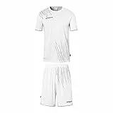 Uhlsport Herren Score 26 Fußball Trikot-Set - Fußball-Set Bestehend Aus Trainings-Shirt Und Trainings-Hose, Weiß/Schwarz, S EU