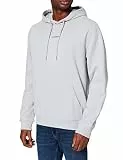 Calvin Klein Jeans Herren Micro Branding Hoodie Kapuzenpullover, Grau (Marble Grey), Medium