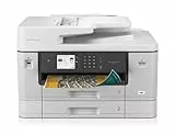 Brother MFC-J6940DW DIN A3 4-in-1 Farbtintenstrahl-Multifunktionsgerät (2 x 250 Blatt Papierkassette, Drucken, Scannen, Kopieren, Faxen), Weiß