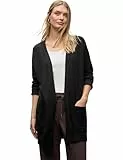 Street One Damen 2515344 Offener Cosy Cardigan, Schwarz, 42 EU