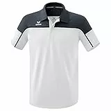 Erima Herren Change by Polo Shirt (1112307), weiß/Slate Grey/schwarz, XL