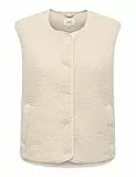 JdY Damen Jdysimina Teddy Waistcoat OTW Yfm, Pumice Stone, M