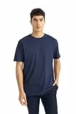 DeFacto Herren Basic T-Shirt - Klassisches T-Shirt für Männer