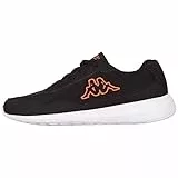 Kappa Unisex Follow Sneaker, Schwarz Black White 1110, 43 EU