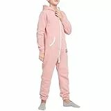 Basisstoff Yuppie Kinder Jumpsuit Jungen Mädchen Overall Rose Gr. 98-104