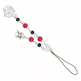 SHINEOFI Spider Beaded Phone Chain für Frauen Vintage Handy Anhänger mit Spinnenpendant Dunkle Einzigartiger Stylische Mobilgeräte