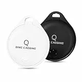 QING CAOQING Air Stellungsregler Tags 2 er Pack Arbeiten mit APP - Wo ist(iOS NUR), Tag Tacker Air Finde und behalte Deine Sachen im Blick Schlüssel, Geldbörsen, Gepäck, Rucksäcke