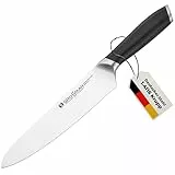 GROSSMAN® 278CM - Comfort | Kochmesser 33,5 cm | Ultrascharfer Küchenmesser | Deutschem Edelstahl Klinge 19,3 cm | mit Ergonomischen Griff 14,2 cm (229 Gramm)