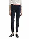 TOM TAILOR Damen 1016542 Slim Chino Mit Gürtel, 10668 - Sky Captain Blue, 42W / 32L EU