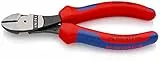 KNIPEX Kraft-Seitenschneider mit Mehrkomponenten-Hüllen 160 mm, 74 02 160