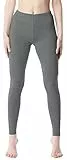 Bellivalini Damen Lange Leggings aus Viskose BLV50-203 (Mittel Melange, M)