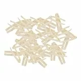 DuskHaven 40 Teiliges Pinzetten Set, Lernspielzeug für Kinder, Experimentierspielzeug, Sensorisches Spielzeug für Kinder, Vorschullernen Zur Förderung Der Hand, Weiß