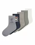 NAME IT Jungen Nmmvagn 5P Sock, Shadow, 31-33 (5er Pack)