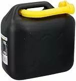 Dunlop Kanister 10L - Wasser- und Benzinkanister - UN-Zertifiziert für Gefährliche Flüssigkeiten - mit Ausgießer - Schwarz/Gelb