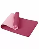 Good Nite Gymnastikmatte Yogamatte Fitnessmatte Rutschfest Trainingsmatte Sport Turn Matten Pilates Matte Bodenturnmatte Mit Tragegurt 183 x 61 x 0.6 cm (Rosa/Pflaume)
