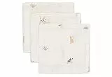 Jollein Spucktücher Baby - Jungle Jambo - 3er Pack - 31x31cm - 100% Baumwolle - Mulltücher Baby - OEKO-TEX Zertifiziert