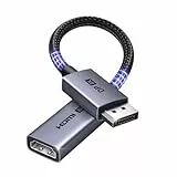 UGREEN 8K 60Hz Displayport auf HDMI Adapter, Unidirektional DP auf HDMI 4K@240Hz/2K@240Hz/1080P@480Hz, Kompatibel mit HP, Dell, Projector, Monitor, AMD, GPU, NVIDIA