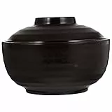 HEMOTON Suppenschüssel 550Ml Mit Deckel Japanische Miso Schale Für Heiße Und Kalte Speisen Kreatives Design Für Küche Haushalt Und Restaurant
