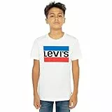 Levi's Kids sportswear logo tee Jungen Weiß 8 Jahre