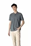 DeFacto Herren Basic Poloshirt - Klassisches T-Shirt für Männer