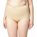 Sassa Damen Miederslip Miederhose, Einfarbig, Gr. 44 (Herstellergröße: 85), Beige (Puder 00400)