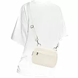 MAXTOP Kleine Crossbody Bag Damen Herren Umhängetasche Damen Handy Gürteltasche Geldbörse Fanny Pack mit verstellbarem Gurt für Reisen Casual Festival Geschenke