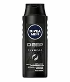 NIVEA MEN Deep Revitalisierendes Haarshampoo für Männer mit schwarzer Kohle 400ml
