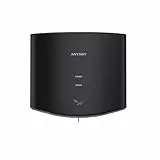 anydry 2630S Kompakter Händetrockner,Automatischer Elektrischer Händetrockner für Wandmontage,Für Gewerbliche oder Private Zwecke,Händetrockner für Toiletten.1400-1650W.(Schwarz)
