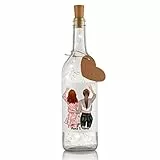LIEBTASTISCH Flaschenlicht Personalisiert Beste Freundinnen - Friends - Freundschafts Geschenke - Freundin - LED Beleuchtung - Dekolicht Geschenkideen zum Geburtstag/Weihnachten