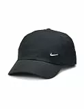 Nike, Nike Dri-Fit Club, Hut Mit Visier, Schwarz/Metallisches Silber, M/L, Unisex Erwachsener