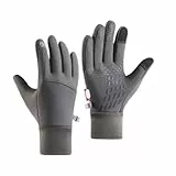 RUVOO Winterhandschuhe, Handschuhe Outdoor Wärme Touchscreen Handschuhe Kabel Schnalle Outdoor Wandern Fahrrad Handschuhe Thermohandschuhe Outdoor(G,M)