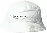 Tommy Hilfiger Herren Am Th Established Bucket Hat S-m Schlapphut, Weiß (Classic White), 54