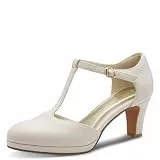 Marco Tozzi Damen Pumps weiches Feel Me Fußbett weiches Innenfutter Vielseitig, beige (Cream), 37 EU