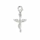 Engelsrufer Damen Charm Anhänger Schutzengel Symbol Silber aus Sterling Silber - Karabinerverschluss - nickelfrei