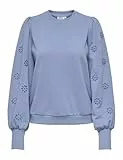 ONLY CARMAKOMA Damen Carfemme L/S Puff Embroidery Ub SWT Noos, Tempest, XL