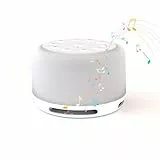 MyBaby Soundsleep Aura - Weißes Rauschen Baby Gerät, Kinder und Baby Einschlafhilfe, 14 Naturgeräusche und 7 beruhigende Meditationsklänge, Nachtlicht mit 7 Farboptionen, tragbar und wiederaufladbar