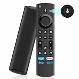 XTVTX Ersatz-Sprachfernbedienung (4th Gen), Ersatz Fernbedienung mit Sprachfunktion Passend für Smart TVs Stick 2nd Gen & 3rd Gen, Passend für Smart TVs Cube 1st Gen & 2nd Gen