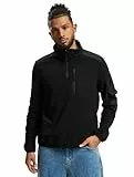 Brandit Fleece Troyer Ripstop, Farbe: Black, Größe: XL