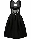 Stockerpoint Damen Dirndl Adele I Größe 34-54 I Bequemes Trachtenkleid hochwertigen & liebevollen Details I Formstabil & pflegeleicht I Perfekt für Trachten & Festlichkeiten