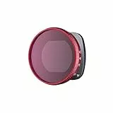 PGYTECH DJI Pocket 2 Objektivfilter Set UV VND Einstellbare CPL ND ND16 ND32 ND4-PL ND8-PL für DJI Osmo Pocket/Pocket 2 (VND 2-5 Filter)