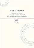 Glücksschmiedin - Geduldsfaden-Armband in pink mit silberfarbenem Herz-Anhänger & Spruchkarte - Mutmacher und Liebes Geschenk