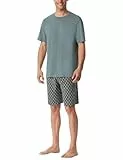 Schiesser Herren Schlafanzug kurz Rundhals - Nightwear Set