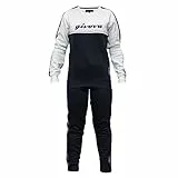 GIVOVA Unisex Tuta 100 G/Collo Con Banda In Felpa Sportset, Blanc/Bleu, M EU