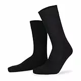 KUNERT Herren Socken Richard druckfreier Bund Black 0070 43-46