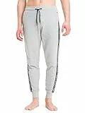 Tommy Hilfiger Herren Jogginghose Sweatpants Lang, Grau (Grey Heather), S