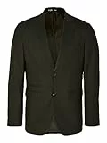 SELETED HOMME Herren SLHSLIM-NEIL BLZ B NOOS Sakko, Dark Green, 52