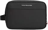 Tommy Hilfiger Herren Th Repreve Washbag Am0am14153 Kulturbeutel, Black (Black)