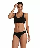 FALKE Damen Bustier Daily Comfort Multipack W Bu Baumwolle atmungsaktiv 2 Stück, Schwarz Black 3000, M