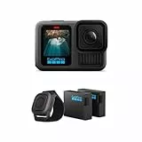 GoPro HERO13 Black Action Bundle (Exklusiv bei Amazon) – Enthält 2 Enduro-Akkus und eine wasserdichte Auslöserfernbedienung